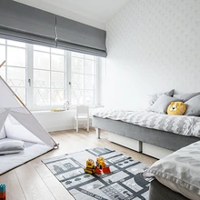 Mängutuba on läbimõeldult planeeritud nii, et pere pisemad liikmed siin end ka tulevikus hästi tunneksid.