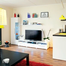 Ühetoalises korteris peab ruum olema paindlikult muudetav, et täita kõiki ülesandeid.