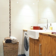 Arti lemmik on koduspaa, nagu ta vannituba kutsub. Pesumasin mahtus siia alles pärast remonti, kui ruumiga oli liidetud ka endine kööki viiv koridoriosa.