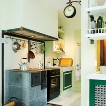 Toitu saab valmistada nii tavalisel kui ka voolukivist pliidil, olenevalt aastaajast saab teha oma valiku: soojust salvestav puupliit hoiab ruumi pärast kütmist veel kaua sooja ning muudab jahedal ajal söögitoa mõnusalt hubaseks kohaks.